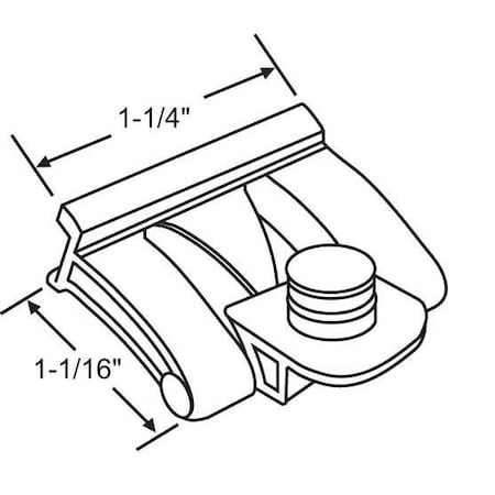Strybuc Plastic Pivot Slide Assembly 39-441